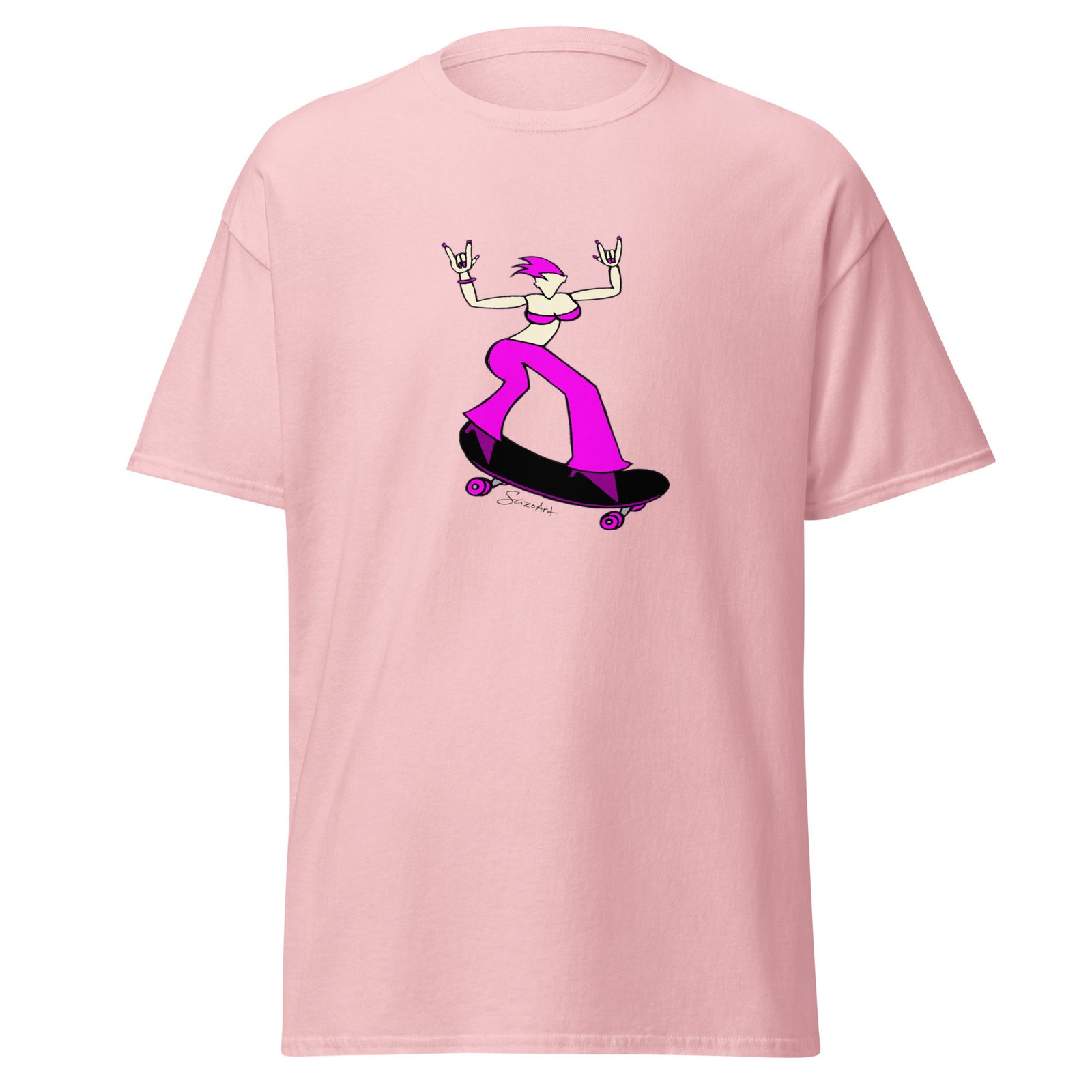 unisex-classic-tee-light-pink-front-691690e4714cd.jpg