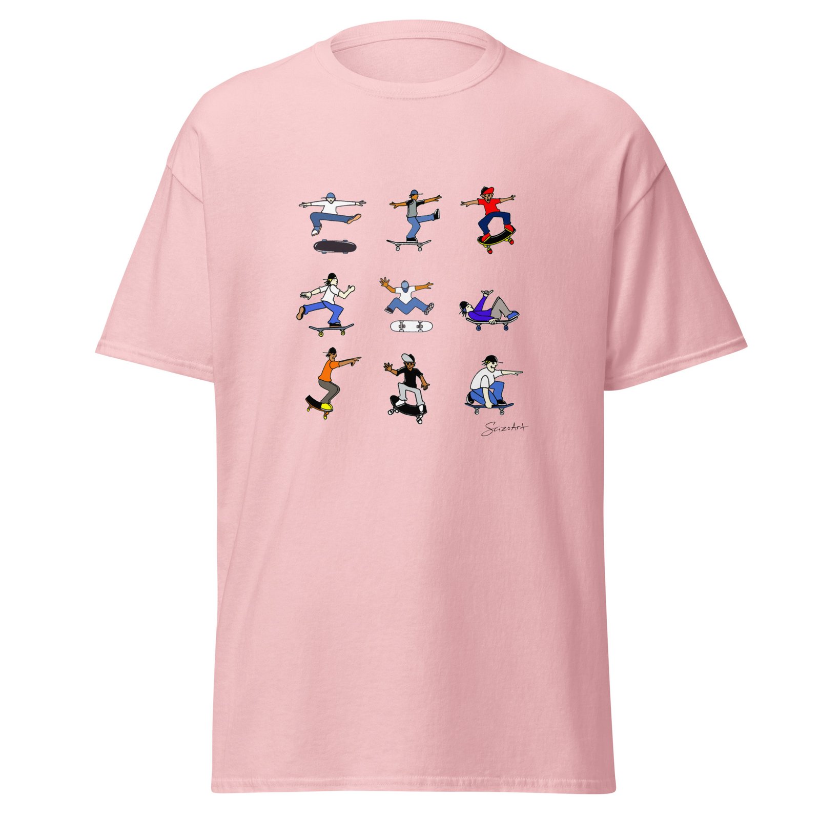 unisex-classic-tee-light-pink-front-6a4d7b1c5bc2f.jpg