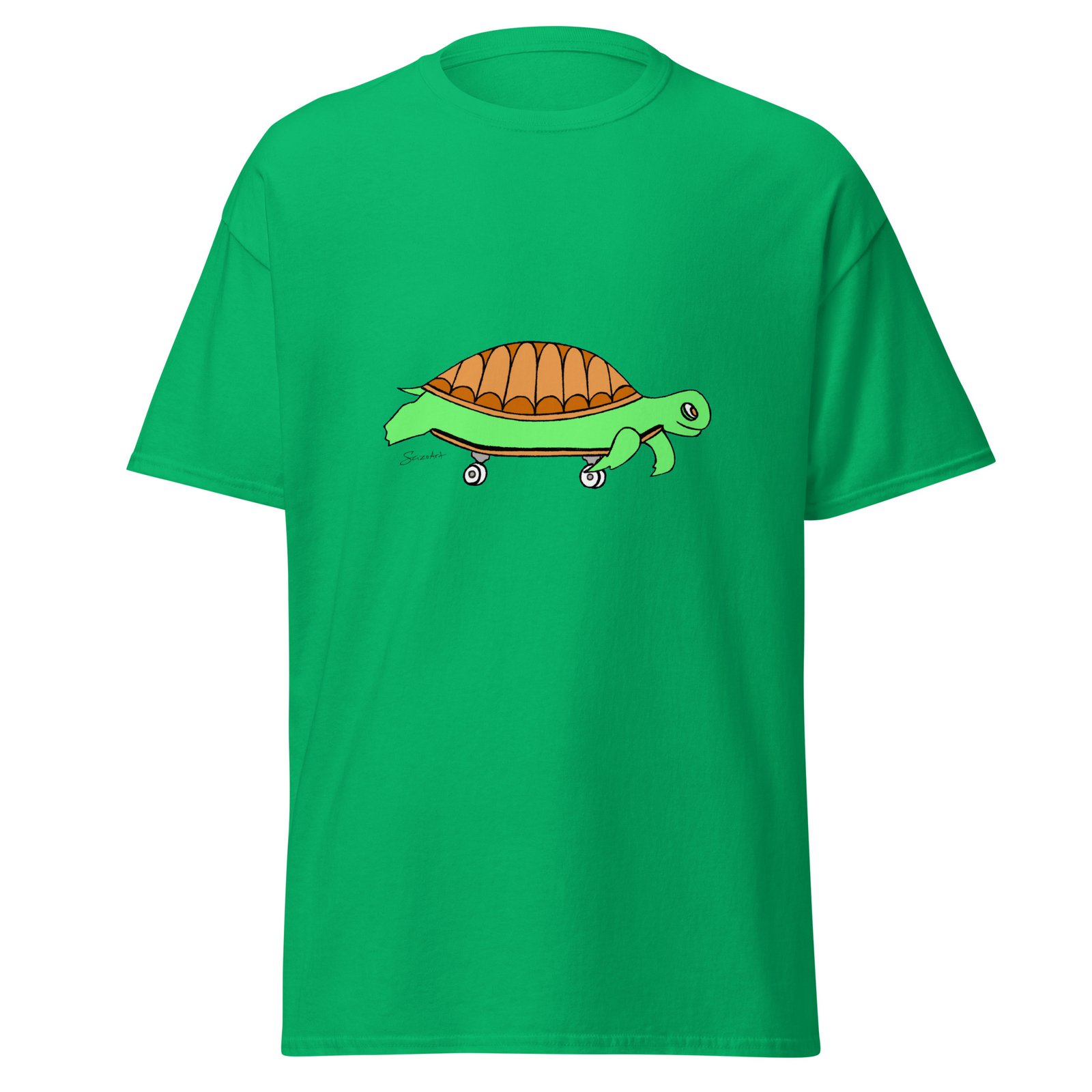 unisex-classic-tee-irish-green-front-6a6fb16406353.jpg