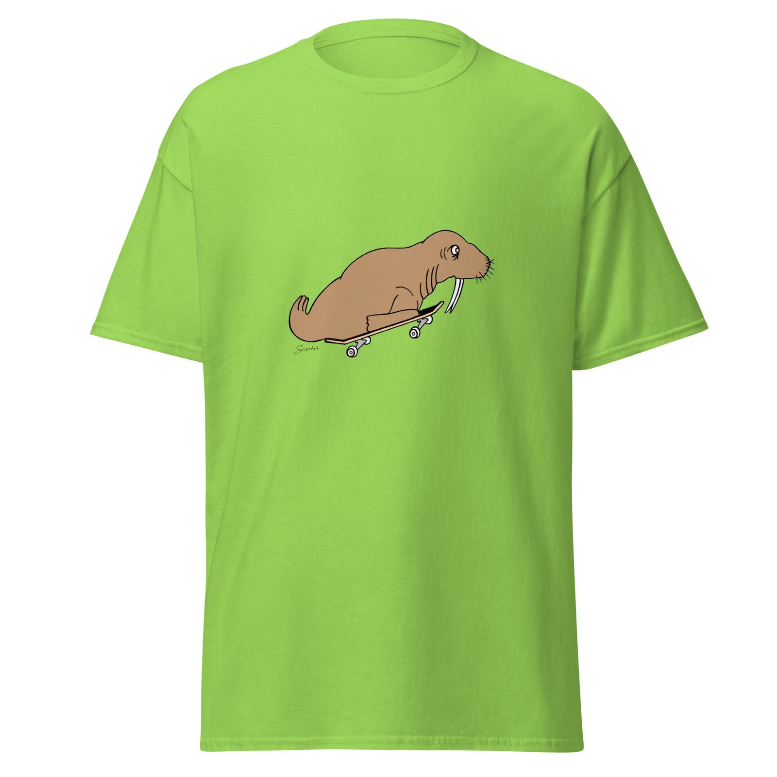 unisex-classic-tee-lime-front-6a6fae3e5fffc.jpg