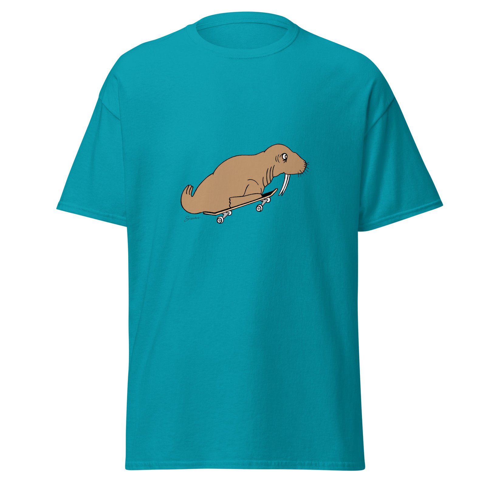 unisex-classic-tee-tropical-blue-front-6a6fae3e44475.jpg