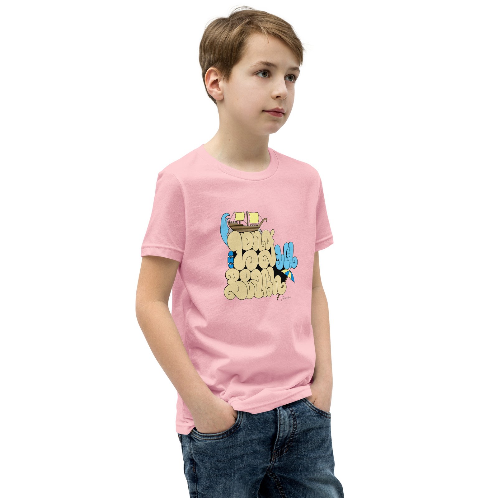youth-staple-tee-pink-right-front-6a6e7f904f78d.jpg